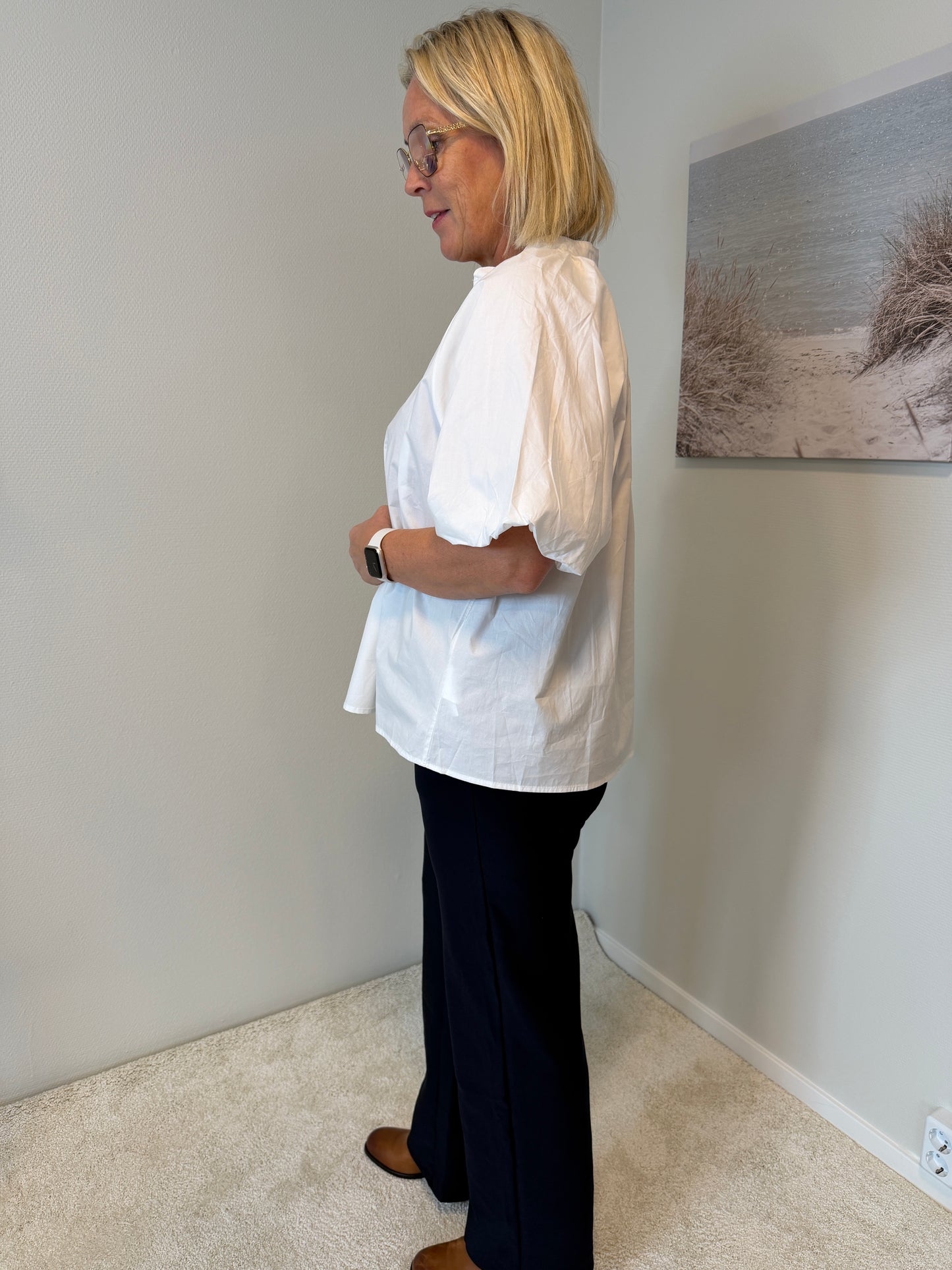 Topp Med Ballongärm (White)