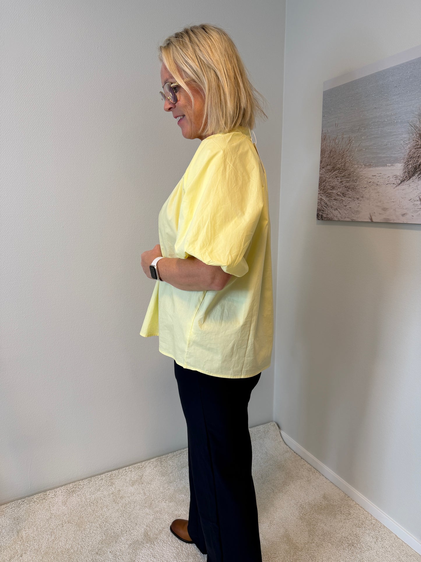 Topp Med Ballongärm (Yellow)