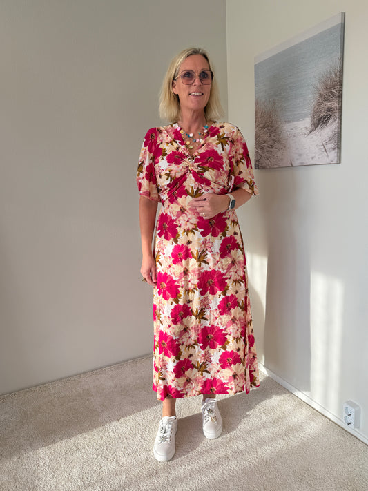 Klänning Kate Blommor (Rosa)