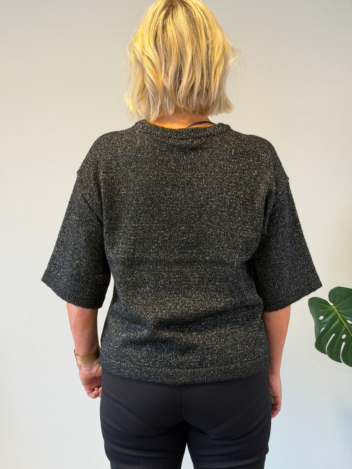 Fqgrsmanuela-Pullover (Black w. Black)