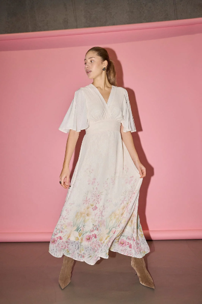 Gisela-Dr25 (Cream/Flower)
