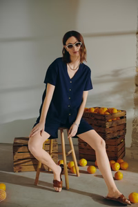 Fqlava-Shorts (Navy Blazer)