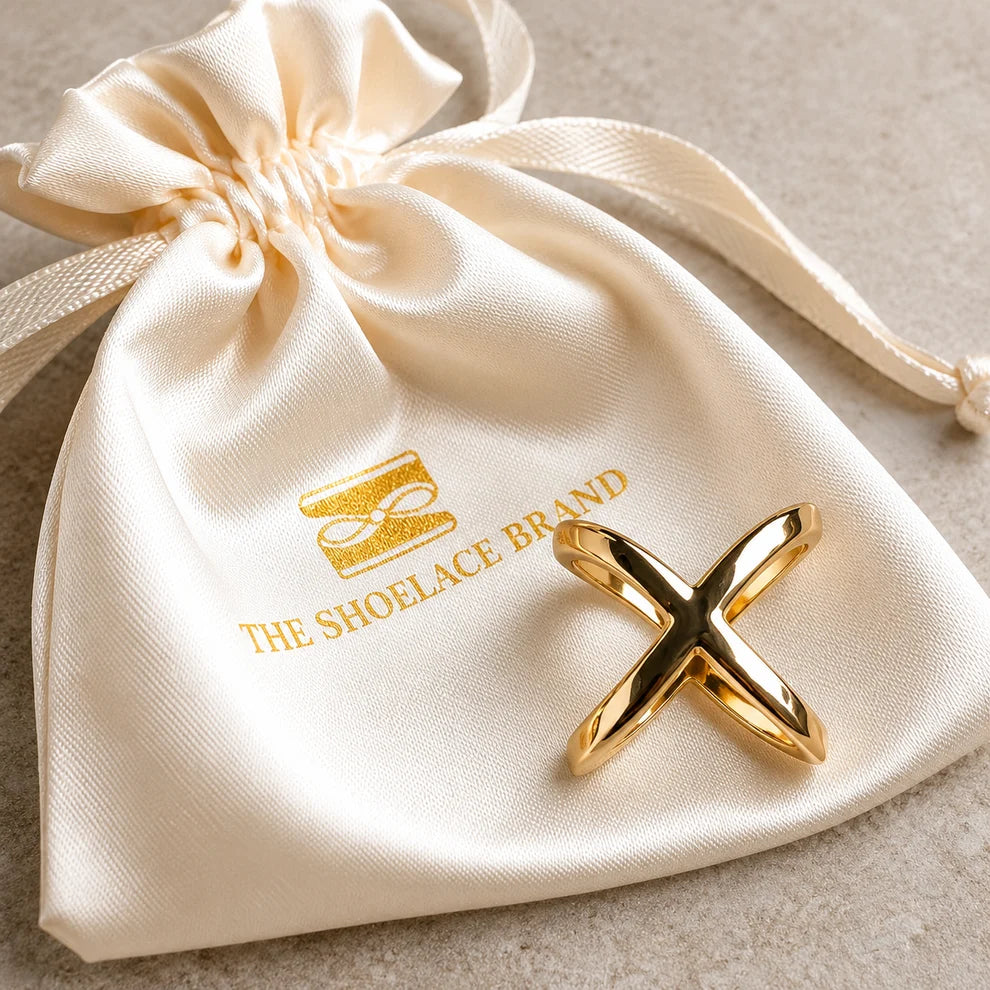 Scarf Ring Cross S (Gold)