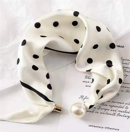 Scarf Prickig White/Black (WHITE/BLACK)