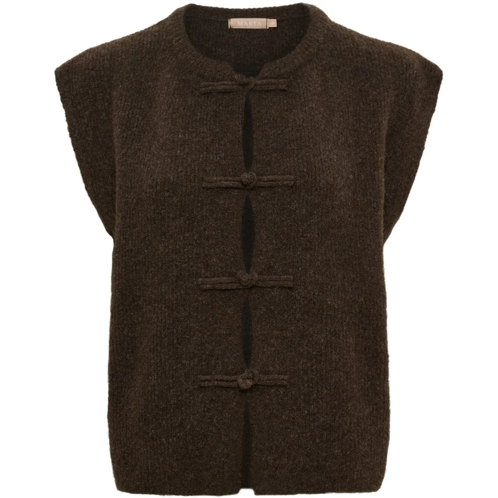 Mdc Celestia Knit Vest (Brown)