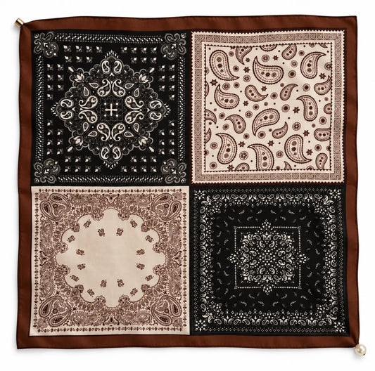 Magnetic Scarf Large (Paisley Patchwork)