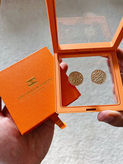 Medallion Cuff Button (Gold)