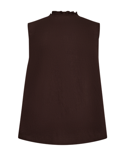 Fqesally-Blouse (Coffee Bean)