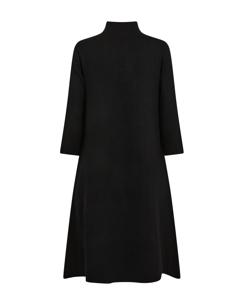 Fqani-Dress (Black w. Star Off-white)