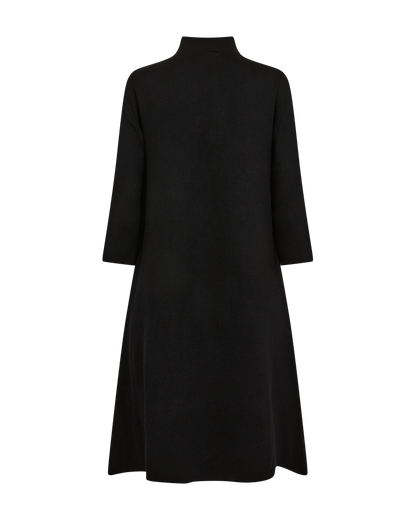 Fqani-Dress (Black w. Star Off-white)