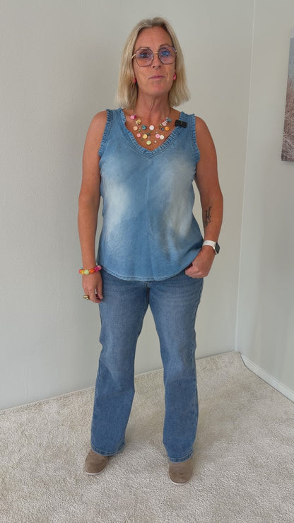 Jeanslinne i tencell