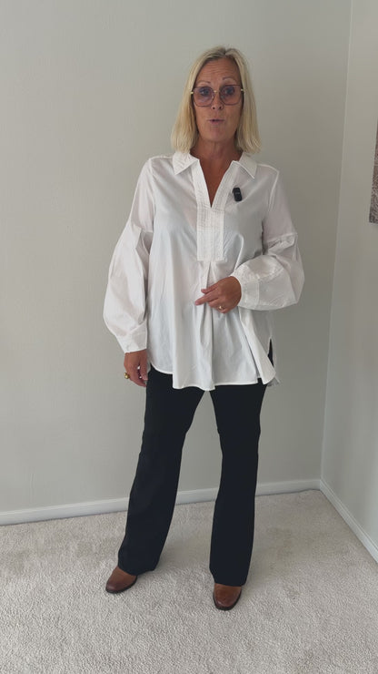 Cudaiva Antoinett Tunic (White)